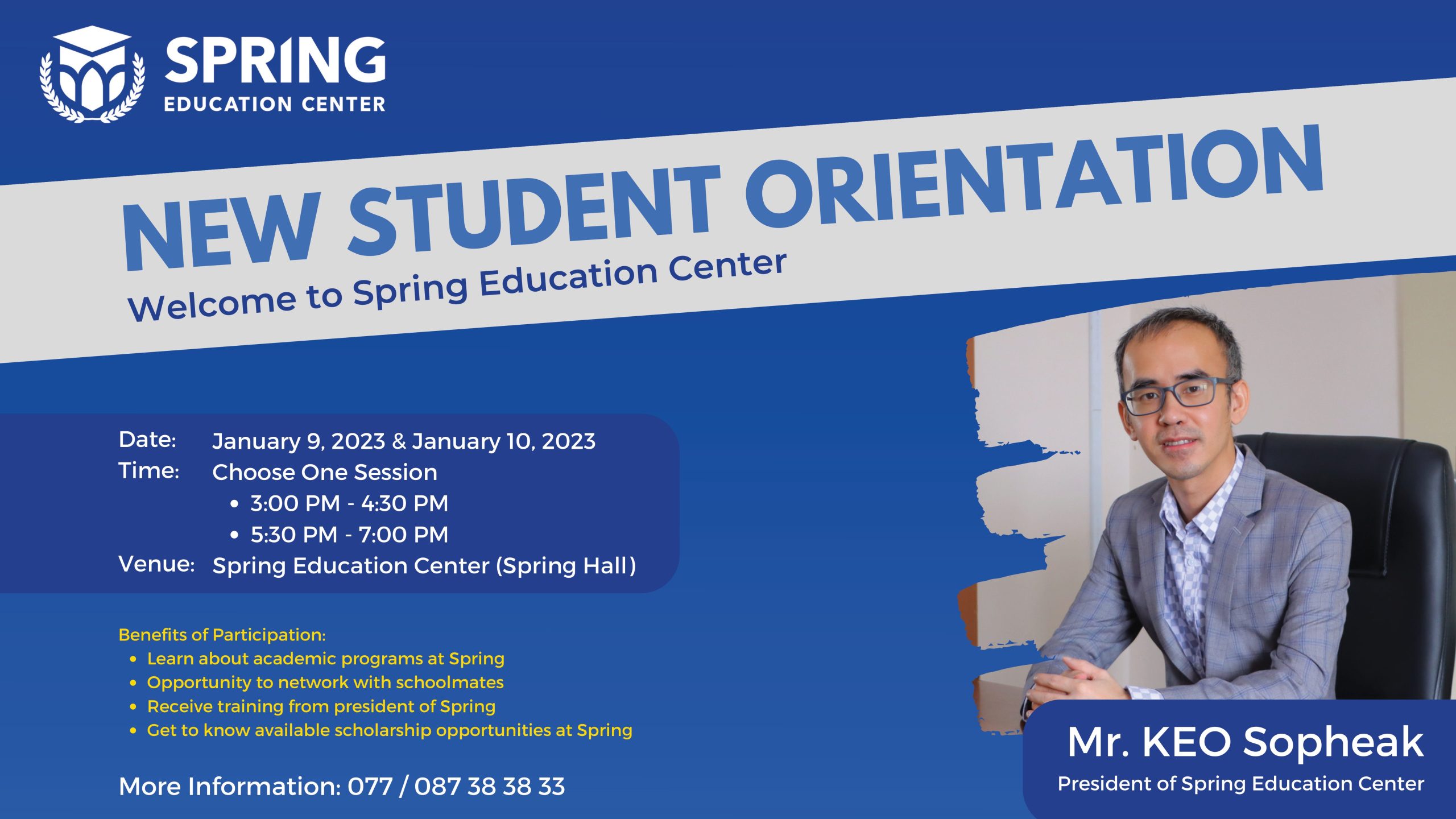 New Student Orientation – Week 2